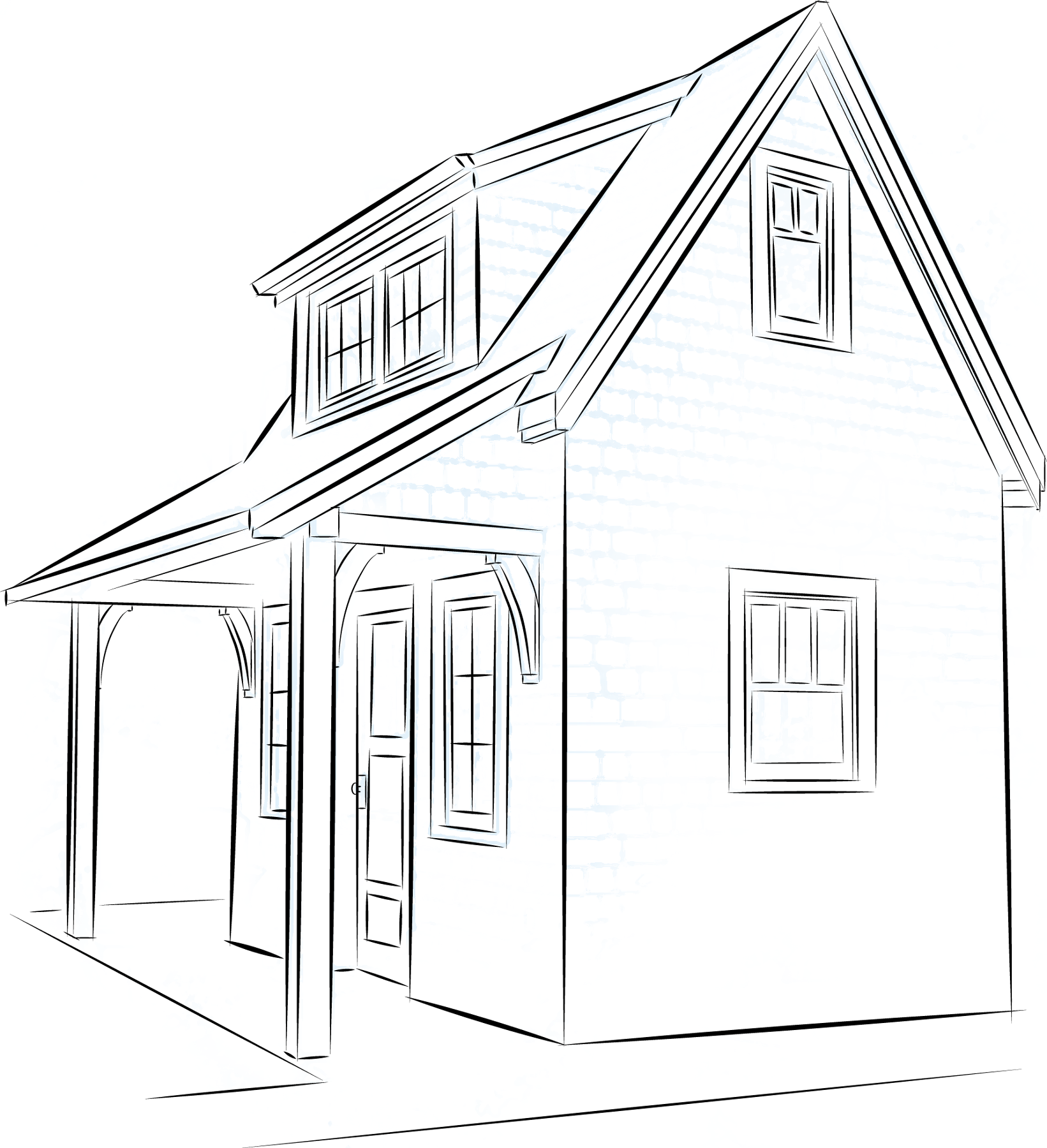 small single family home